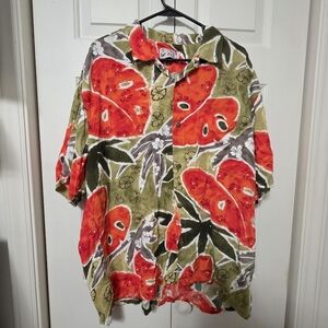 Jams World Unisex Island Oasis Hawaiian Shirt Size XL